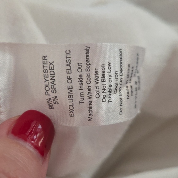 3pc Girl's Holiday Set Top Size 6 With Scrunshie - Picture 7 of 7